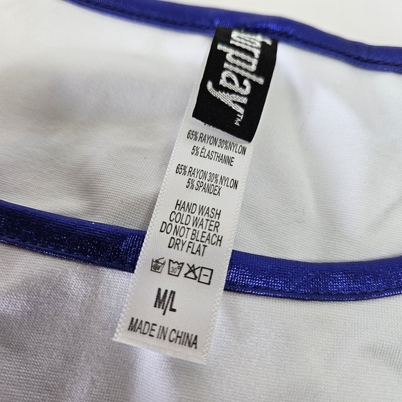 NEW Forplay Bunny Squad Baller Space Jam Costume Lola Bunny Basketball M/L - Picture 3 of 5